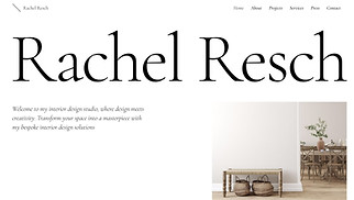 Interior Design website templates - Interior Designer (Spacious)